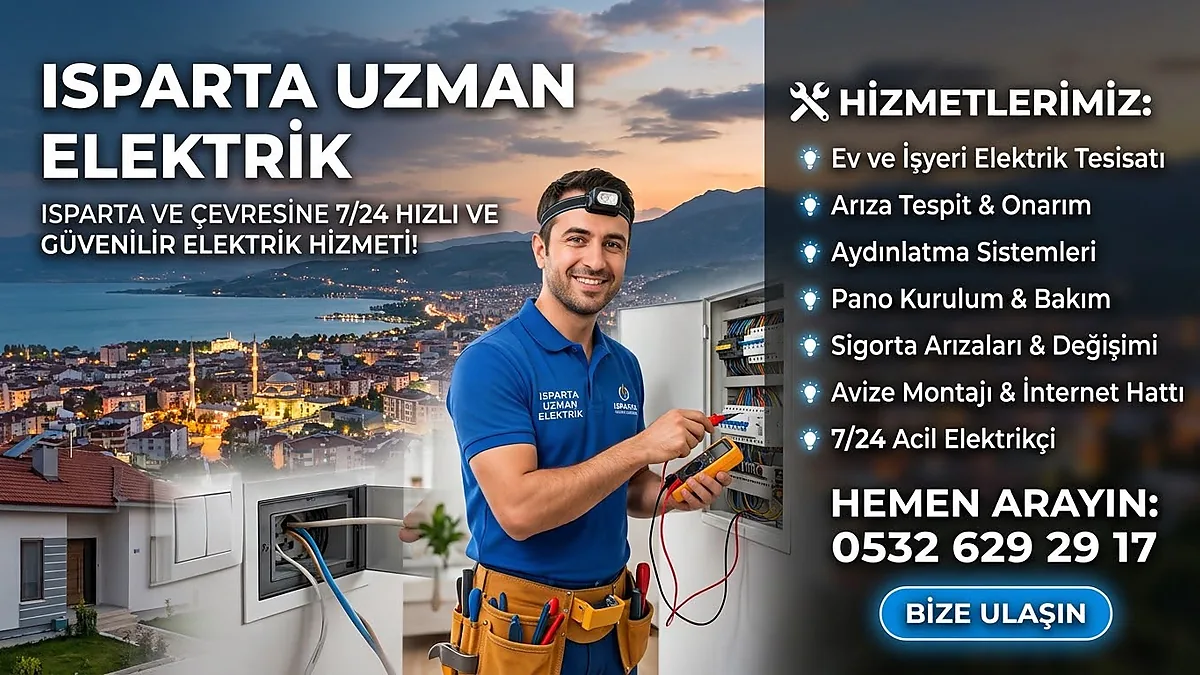 Isparta Uzman Elektrik hizmetleri ve elektrikçi tanıtımı
